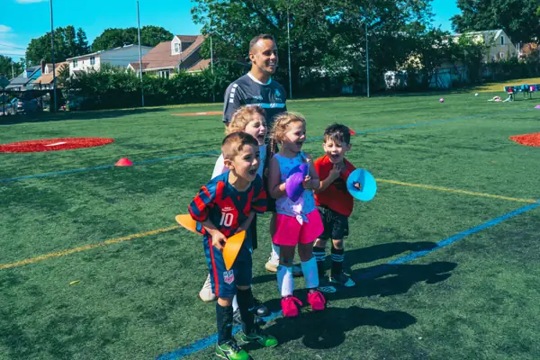 Royal Sporting camp players on the field